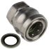 Nito Hose Connector, Straight Threaded Coupling, BSP 3/8in 3/8in ID, 390 bar