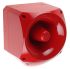 Klaxon PNC Series Red Sounder Beacon, 10 → 60 V dc, IP66, Side Mount, 120dB at 1 Metre