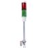 Schneider Electric Harmony XVM Series Red/Green Signal Tower, 2 Lights, 120 V ac, Base Mount