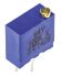 Potenciómetro para PCB Vishay serie 64Y, 100kΩ máximo, ±10%, ±100ppm/°C, 0.5W, vueltas: 21 (eléctrico), 23 (mecánico),