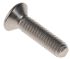 RS PRO Pozi Countersunk A4 316 Stainless Steel Machine Screws DIN 965, M4x16mm