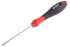 Wiha Slotted  Screwdriver, 3 x 0.5 mm Tip, 80 mm Blade, 184 mm Overall