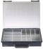 Raaco Kleinteilebox, Polypropylen Grau, Transparent, 17 Fächer, 57mm x 340mm x 265mm