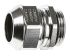 SES Sterling A1 Cable Gland, PG13 Max. Cable Dia. 15mm, Nickel Plated Brass, Metallic, 8mm Min. Cable Dia., IP68