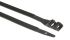 SES Sterling Black PA 12 Cable Tie, 265mm x 9 mm