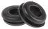 SES Sterling Black PVC 15mm Cable Grommet for Maximum of 9mm Cable Dia.