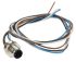 Lumberg Automation Straight Male 4 way M12 to Unterminated Sensor Actuator Cable, 200mm