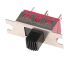 C & K Panel Mount Slide Switch Single Pole Double Throw (SPDT) Latching 6 A @ 120 V ac, 6 A @ 28 V dc Slide