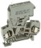 Wago 281 Series Grey Fuse Terminal Block, 4mm², Single-Level, Cage Clamp Termination, Fused