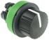 Schneider Electric Harmony XB5 Series 2 Position Selector Switch Head, 30mm Cutout, Black Handle