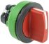Schneider Electric Harmony XB5 Series 3 Position Selector Switch Head, 30mm Cutout, Red Handle