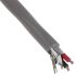 Alpha Wire Alpha Essentials Control Cable, 3 Cores, 0.35 mm², Screened, 100m, Grey PVC Sheath, 22 AWG