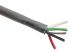 Cable de control apantallado Alpha Wire Alpha Essentials de 4 núcleos, 0,35 mm², Ø ext. 4.93mm, long. 100m, 300 V,