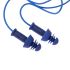 Uvex Corded Reusable Ear Plugs, 27dB, Blue, 50 Pairs per Package