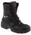 Uvex Quatro Pro Black, Grey Steel Toe Capped Men's Ankle Safety Boots, EU 44
