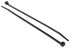 HellermannTyton Cable Tie, 150mm x 3.5 mm, Black Polyamide 6.6 (PA66), Pk-500