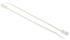 HellermannTyton Cable Tie, Inside Serrated, 215mm x 4.7 mm, Natural Polyamide 6.6 (PA66), Pk-100