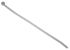 HellermannTyton Cable Tie, 200mm x 4.6 mm, Natural Nylon, Pk-100