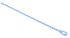 Richco Cable Tie, Releasable, 101.6mm x 1.5 mm, Blue Polypropylene, Pk-100