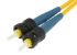 Amphenol Socapex ST to ST Simplex Single Mode Fibre Optic Cable, 9/125μm, 5m