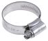 RS PRO Stainless Steel 316 Slotted Hex Hose Clip, 14.7mm Band Width, 25 → 35mm ID