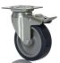 Tente Braked Swivel Castor Wheel, 60kg Capacity, 75mm Wheel