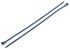 RS PRO Cable Tie, Releasable, 250mm x 4.5 mm, Blue Metal Detectable, Pk-100
