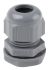 Alpha Wire FIT Cable Gland, M20 Max. Cable Dia. 12mm, Chloroprene Rubber (O-Ring/Seal), Polyamide, Grey, 6mm Min. Cable