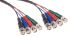 RS PRO Male BNC to Male BNC Coaxial Cable, 3m, Terminated