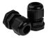 Alpha Wire FIT Series Black PA 6 Cable Gland, M20 Thread, 6mm Min, 12mm Max, IP66, IP68