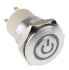 RS PRO Illuminated Push Button Switch, Latching, Panel Mount, 16mm Cutout, SPST, Red LED, 36V dc, IP67