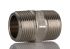 RS PRO Brass Pipe Fitting, Straight Threaded Nipple, Male 3/4in to Male 3/4in