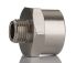 RS PRO Brass Pipe Fitting, Straight Threaded Reducer, Male 1/4in to Female 1/2in