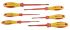 Knipex 00 20 12 V02 Phillips; Slotted Insulated Screwdriver Set, 6-Piece