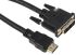 Cable HDMI Negro Startech, con. A: HDMI Macho, con. B: Enlace simple DVI-D Macho, long. 2m