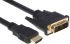 Cable HDMI Negro Startech, con. A: HDMI Macho, con. B: DVI-D Macho, long. 1.8m