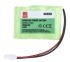 RS PRO 3.6V NiMH Rechargeable Battery Pack, 650mAh - Pack of 1