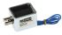 RS PRO Linear Solenoid, 12 V, 44 x 32 x 38 mm