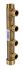 Watts Brass Pipe Fitting, Straight Compression Manifold, Male 3/4in to Male 1/2in