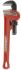 Ega-Master Pipe Wrench, 254.0 mm Overall, 25.4mm Jaw Capacity, Metal Handle
