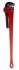 Ega-Master Pipe Wrench, 1219.2 mm Overall, 152.4mm Jaw Capacity, Metal Handle