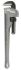 Ega-Master Pipe Wrench, 457.2 mm Overall, 50.08mm Jaw Capacity, Metal Handle