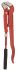 Ega-Master Pipe Wrench, 330.0 mm Overall Length, 25.4mm Max Jaw Capacity