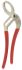Ega-Master Pipe Wrench, 254.0 mm Overall, 62mm Jaw Capacity, Plastic Handle
