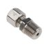 RS PRO In-Line Thermocouple Compression Fitting for Use with Thermocouple, 1/4 BSPT, 1.5mm Probe