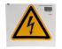 Brady Gefahren-Warnschild, PET selbstklebend 'Gefahr durch Elektrizität', 200 mm x 200mm