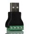 RS PRO USB csatlakozó Férfi Egyenes, Kábelre szerelhető, verzió: 3.0, 5,0 V, 1.5A