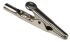 Schutzinger Crocodile Clip 4 mm Connection, Nickel-Plated Steel Contact, 16A