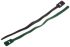 RS PRO Cable Tie, Hook and Loop, 325mm x 25 mm, Green Nylon