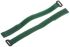 RS PRO Cable Tie, Hook and Loop, 300mm x 20 mm, Green Nylon, Pk-10